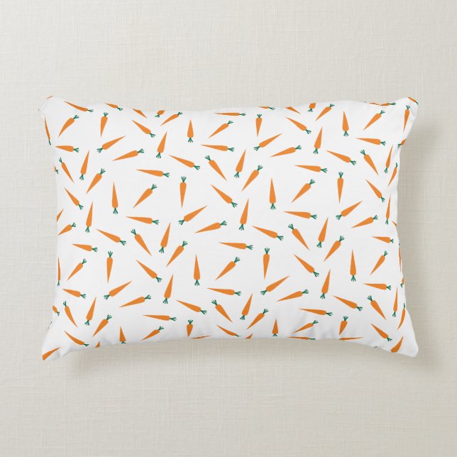 Carrots! Accent Pillow (Front)