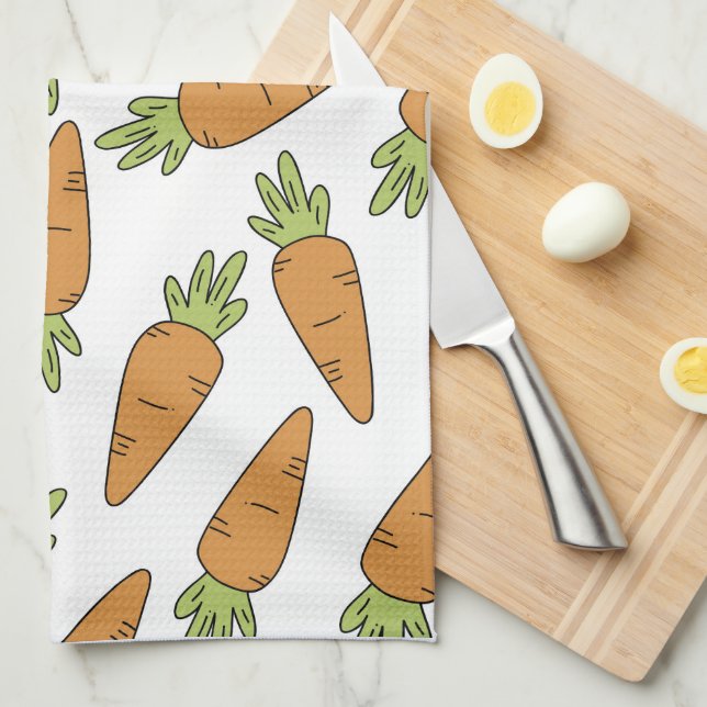 Carrots Kitchen Towel (Quarter Fold)