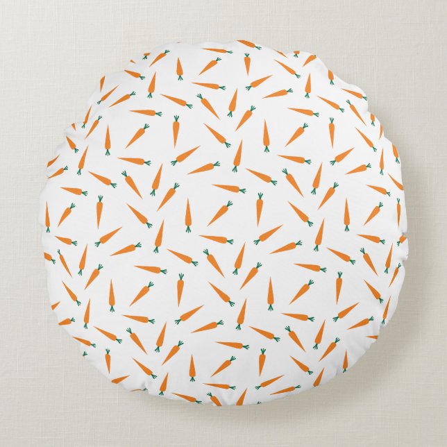 Carrots! Round Pillow (Front)