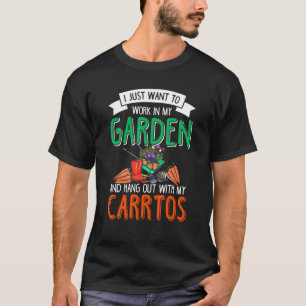Carrots Vegan Gardening Garden Gardener Vegetable T-Shirt