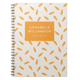Carrots Vegetables Personalized Notebook