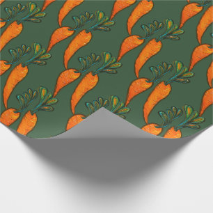 Carrots Wrapping Paper