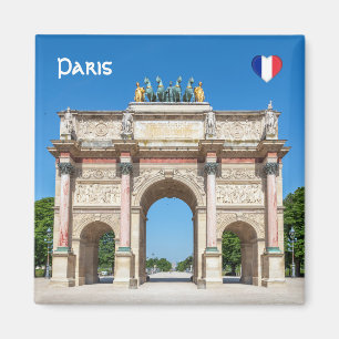 Carrousel Arch of Triumph in Paris, France Magnet