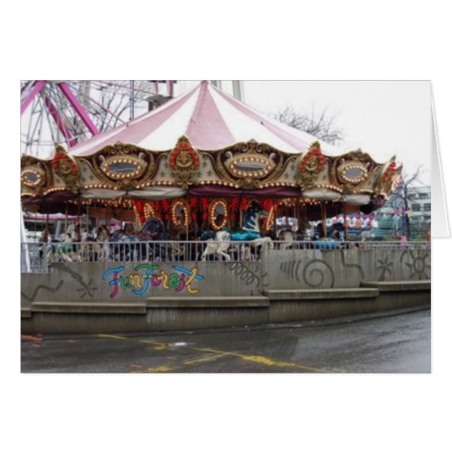 carrousel de forêt d'amusement (Devant horizontal)