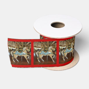 Carrousel Horse Satin Ribbon