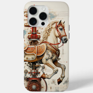 Carrousel White Horse iPhone / iPad case