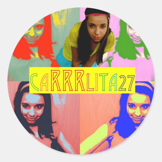 Carrrlita27 Stickers! Classic Round Sticker (Front)