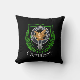 Carruthers Scottish Clan Crest Throw Pillow