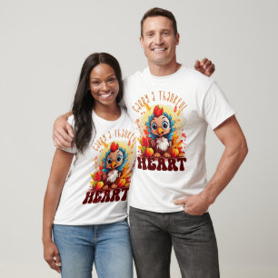 "Carry A Thankful Heart " Fall Thanksgiving Family T-Shirt