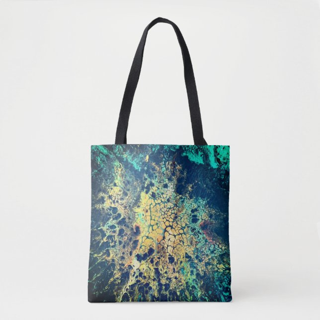 Carry case with art in focus tote bag (Front)