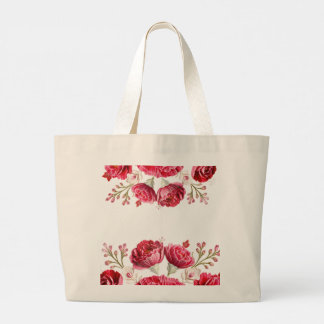 Carry Grace in Full Bloom January’s Birth Flower Large Tote Bag