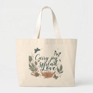 Carry Joy, Spread Love - Sac fourre-tout Jumbo