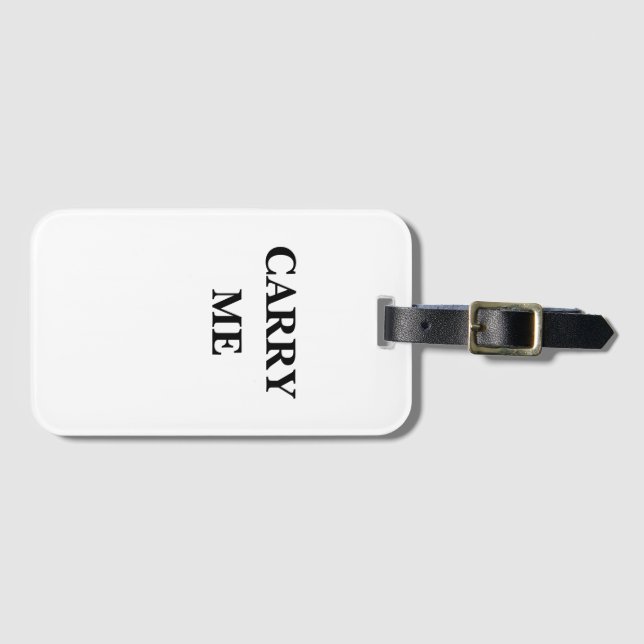 CARRY ME Luggage Tag (Front Horizontal)