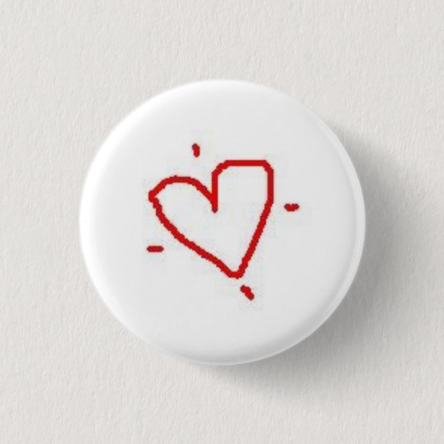 Carry My Heart 1 Inch Round Button (Front)