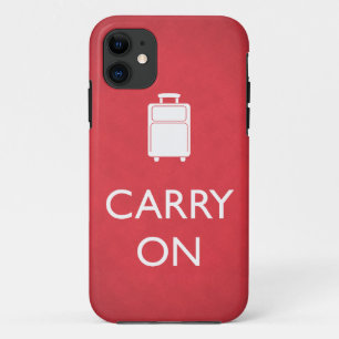 Carry On Luggage Funny Meme iPhone 11 Case