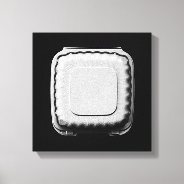 Carry Out Container Art - Fun Cool Unique Canvas Print (Front)