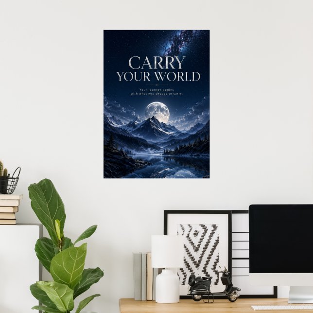 Carry Your World Poster (Home Office)
