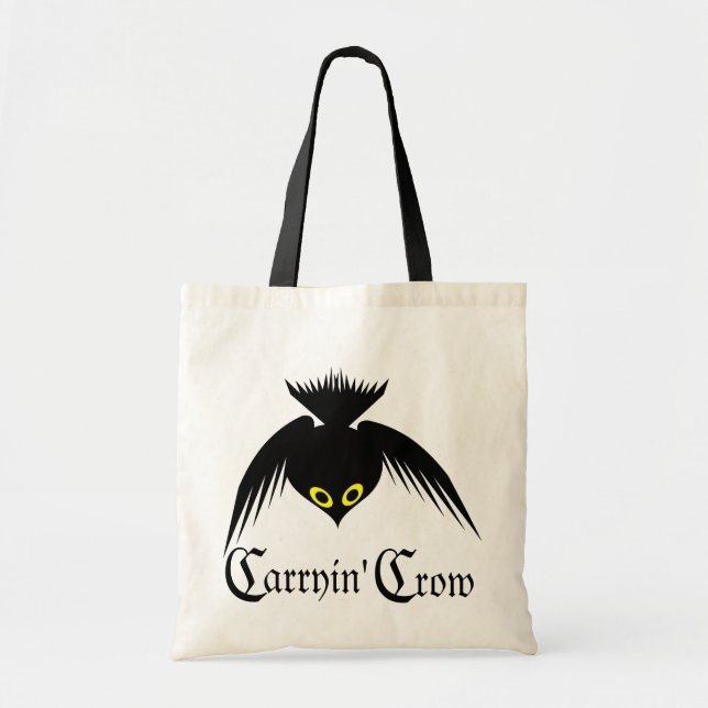 Carryin' Crow Tote Bag (Front)
