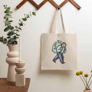 Carrying A Bag Of Money