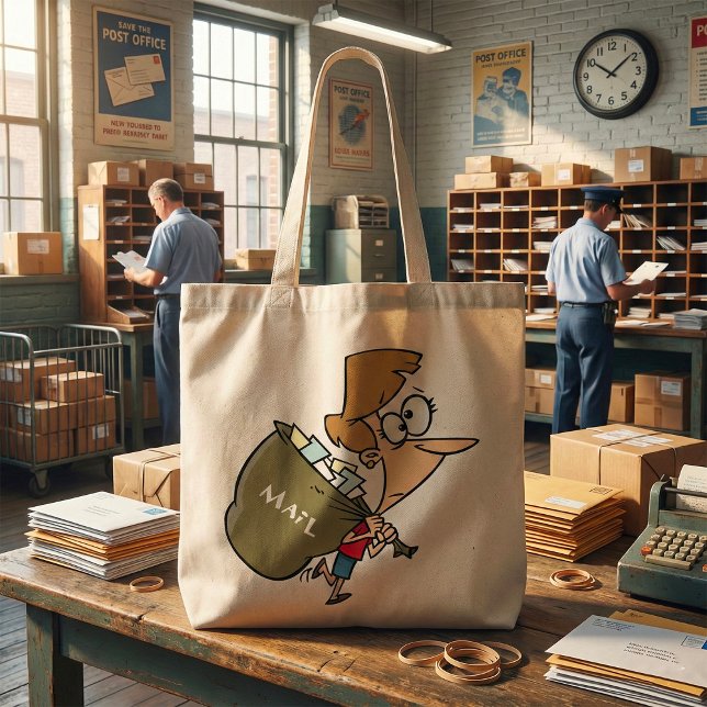 Carrying A Mail Bag Tote Bag (Creator Uploaded)