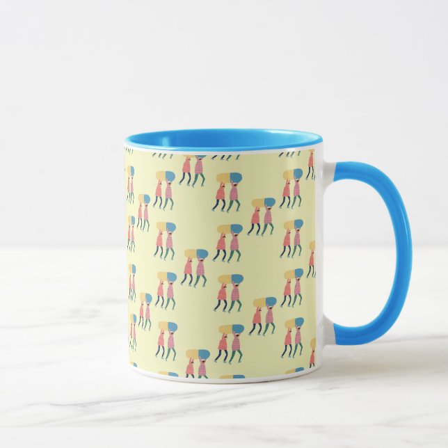 Carrying A Pill Pattern Mug (Right)
