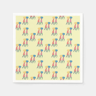 Carrying A Pill Pattern Napkin