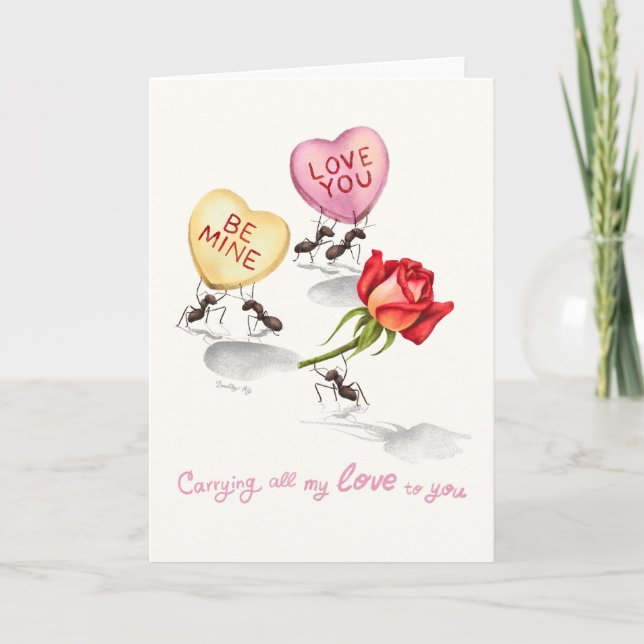 Carrying all my Love to you Card (Front)