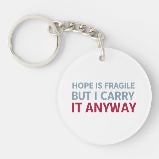 Carrying Hope Keychain (Front)