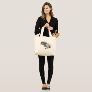 Carrying Quiet Stillness Large Tote Bag