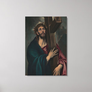 Carrying the Cross Canvas Print