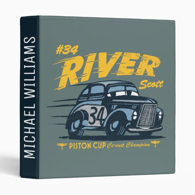 Cars 3 | #34 River Scott Binder (Front/Spine)