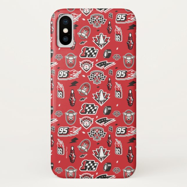 Cars 3 | 95 Lightning McQueen Speed Pattern Case-Mate iPhone Case (Back)