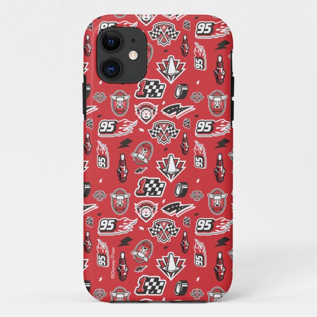 Cars 3 | 95 Lightning McQueen Speed Pattern Case-Mate iPhone Case (Back)