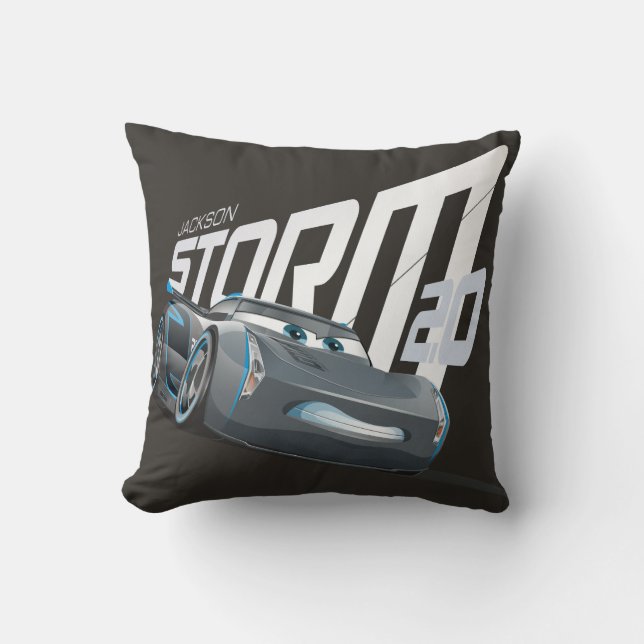 Cars 3 | Jackson Storm 2.0 Throw Pillow (Front)