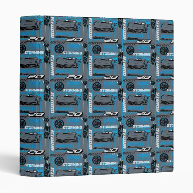Cars 3 | Jackson Storm - Storming Through Pattern Binder (Front/Spine)