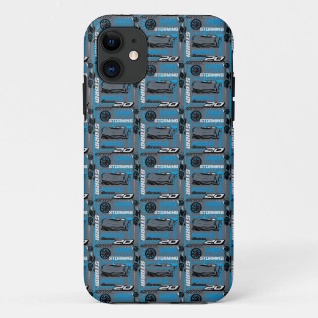 Cars 3 | Jackson Storm - Storming Through Pattern Case-Mate iPhone Case (Back)