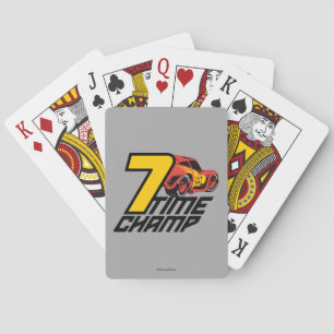 Cars 3   Lightning McQueen - 7 Time Champ Playing Cards