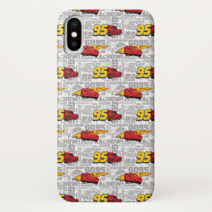 Cars 3   Lightning McQueen 95 Pattern iPhone X Case