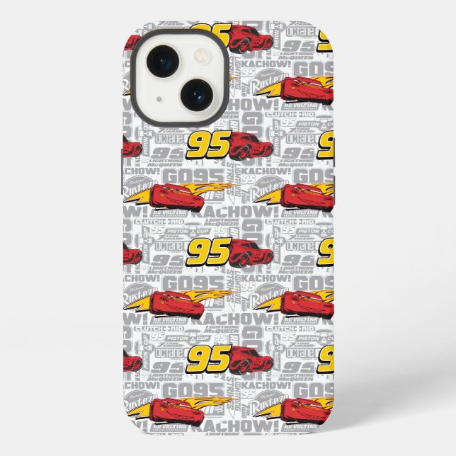 Cars 3 | Lightning McQueen 95 Pattern iPhone Case (Back)