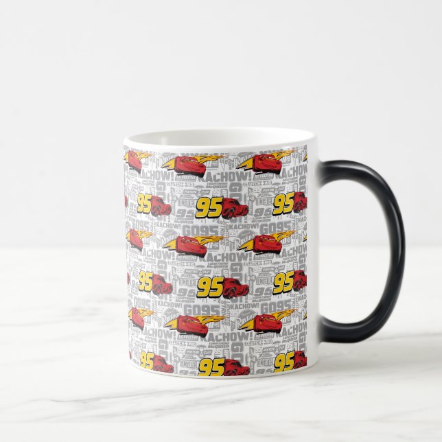 Cars 3 | Lightning McQueen 95 Pattern Magic Mug (Right)