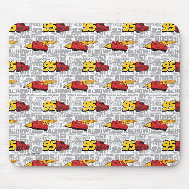 Cars 3 | Lightning McQueen 95 Pattern Mouse Pad (Front)