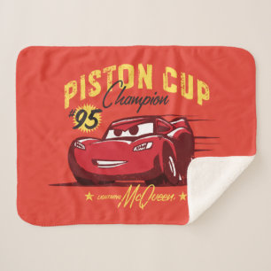 Cars 3   Lightning McQueen - #95 Piston Cup Champ Sherpa Blanket