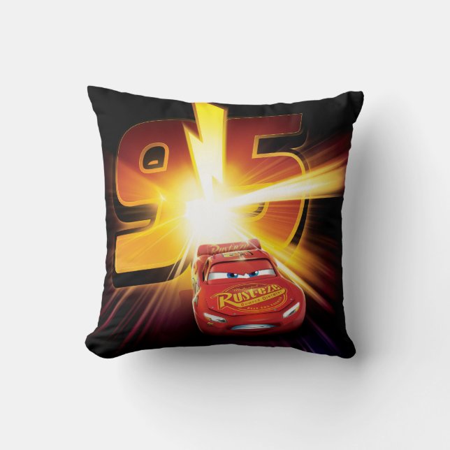 Cars 3 | Lightning McQueen 95 Throw Pillow (Front)