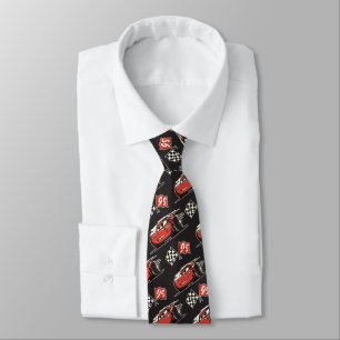 Cars 3   Lightning McQueen Flag Pattern Tie