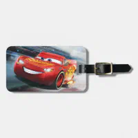 Cars 3 Lightning McQueen Full Throttle Luggage Tag Zazzle