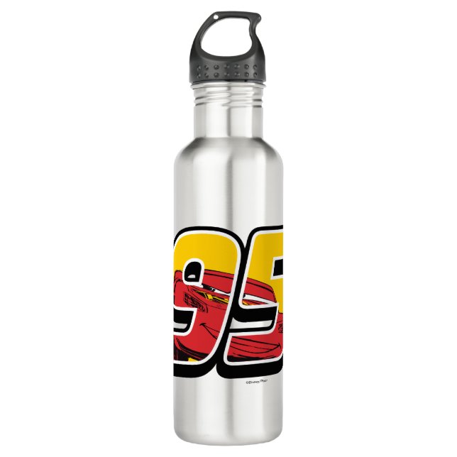 Cars 3 | Lightning McQueen Go 95 710 Ml Water Bottle (Front)