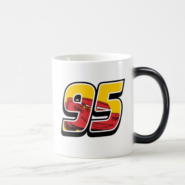 Cars 3 | Lightning McQueen Go 95 Magic Mug (Right)
