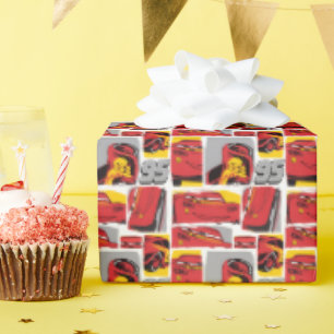 Cars 3   Lightning McQueen Go 95 Pattern Wrapping Paper
