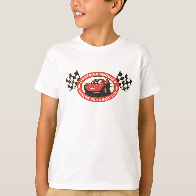 Cars 3 | Lightning McQueen - Piston Cup Chamion T-Shirt (Front)