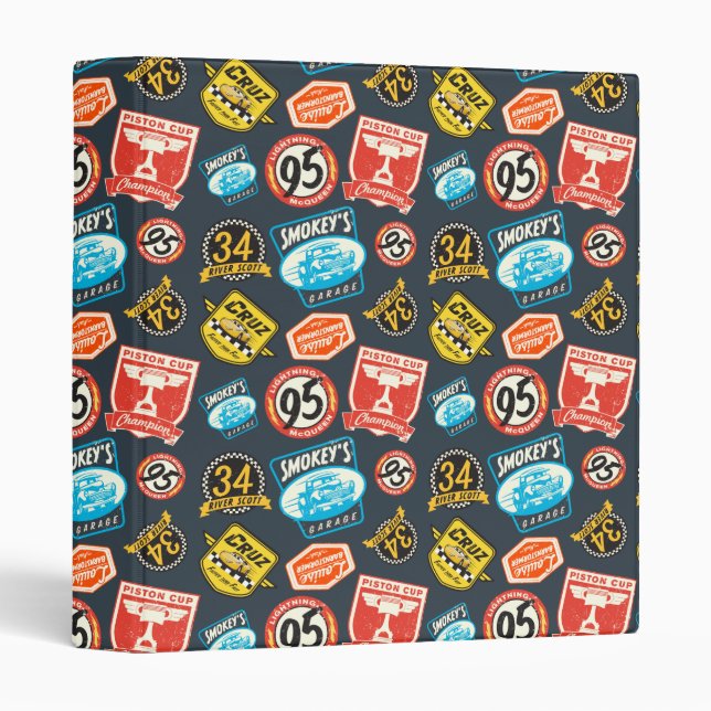 Cars 3 | Piston Cup Champion Pattern Binder (Front/Spine)